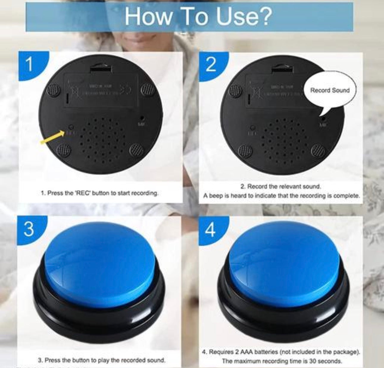 Pet Training Voice Button