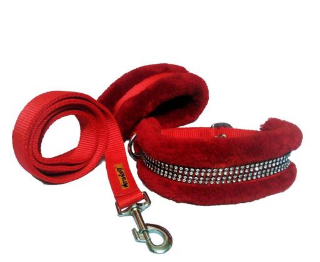 Fur Collar with Leash (12-15inch)