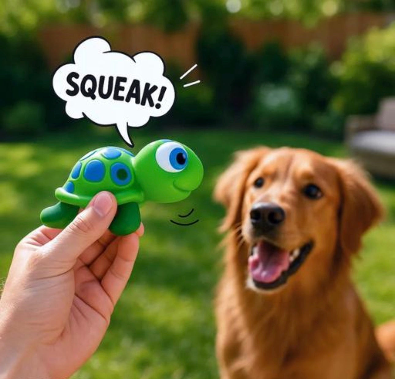 Squeaky Turtle Toy
