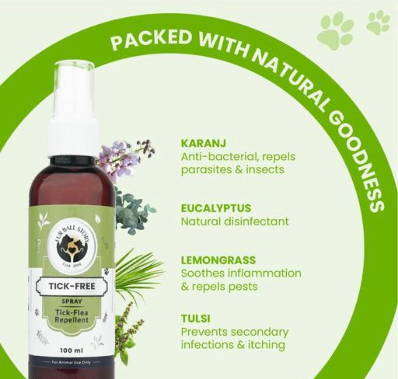 Tick Free - Tick & Flea Repellent Spray