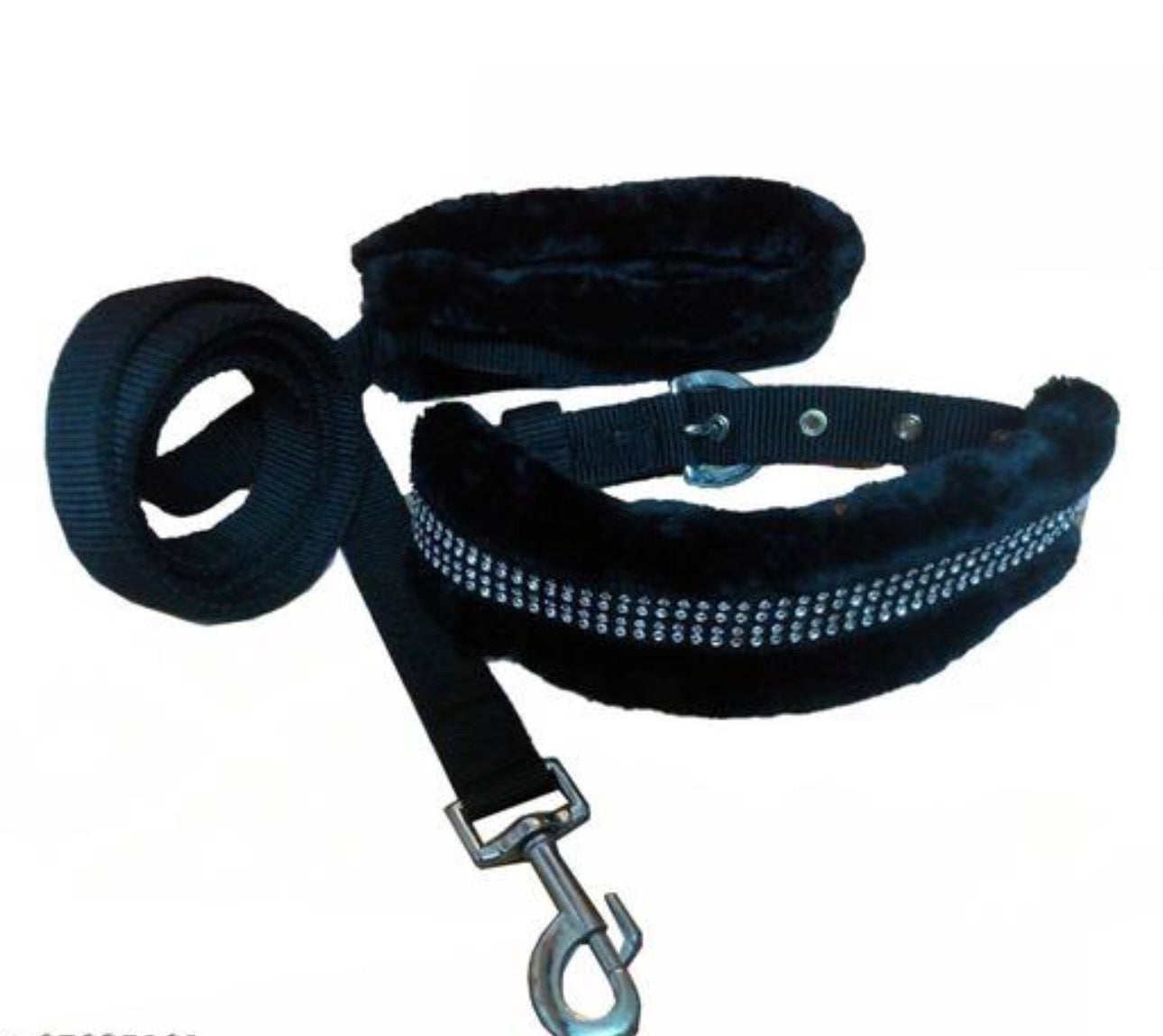 Fur Collar with Leash (12-15inch)