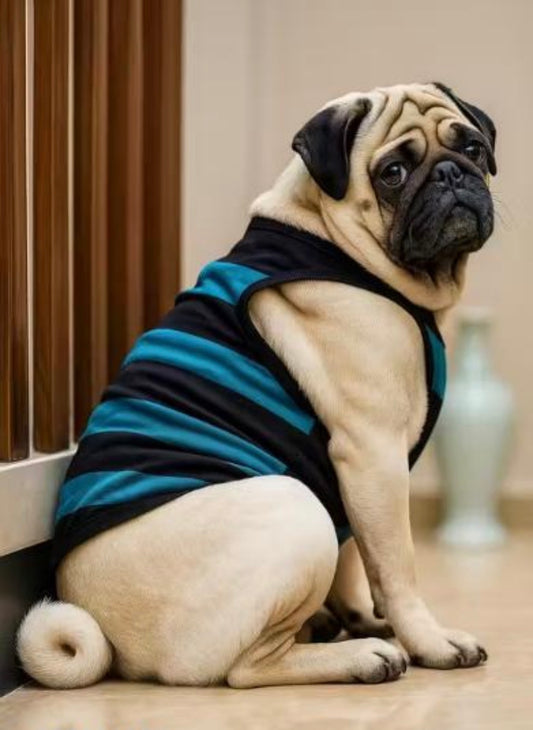 Stripped Dog Vest