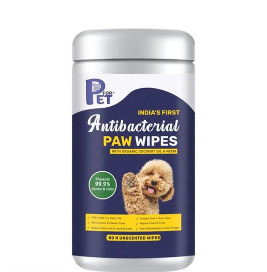 P for Pet Antibacterial Paw Wipes
