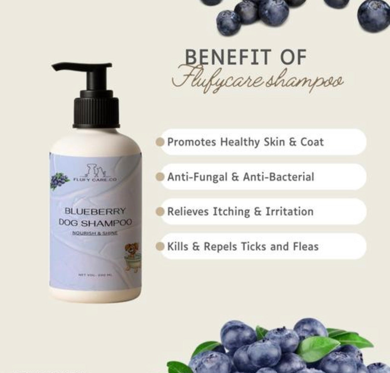 Blueberry Dog Shampoo