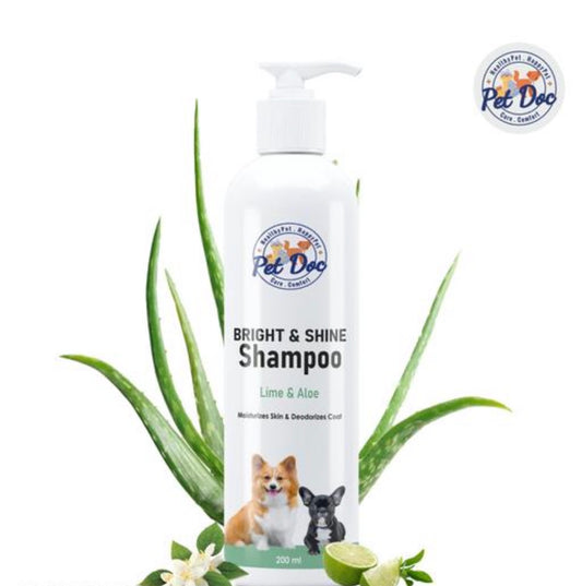 Pet Doc Bright & Shine Shampoo (Fragrance Lime & Aloe ) (200ml)
