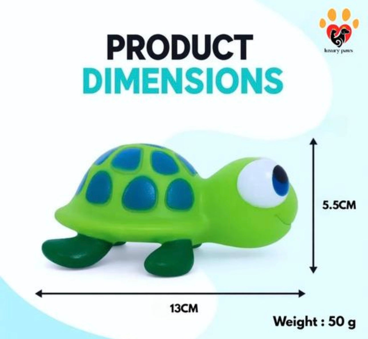 Squeaky Turtle Toy