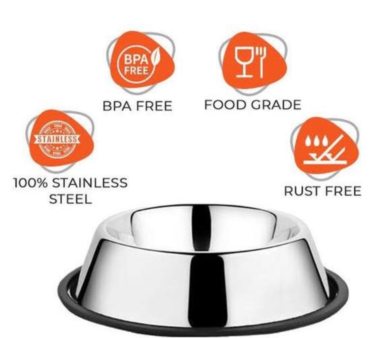 Stainless Steel Bowl (600ml)