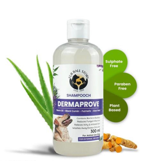 Fur Ball Story Dermaprove: Antifungal Dog Shampoo (300ml)