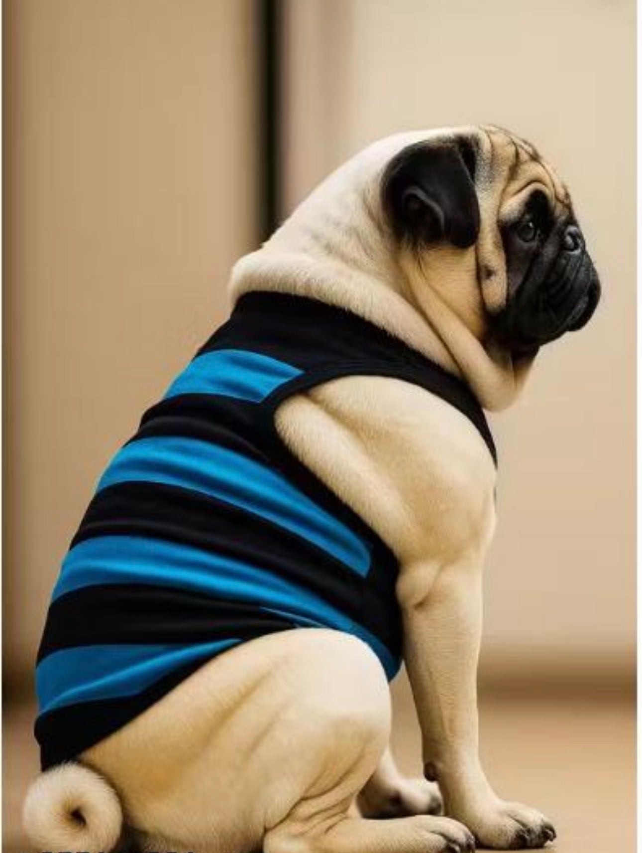 Stripped Dog Vest
