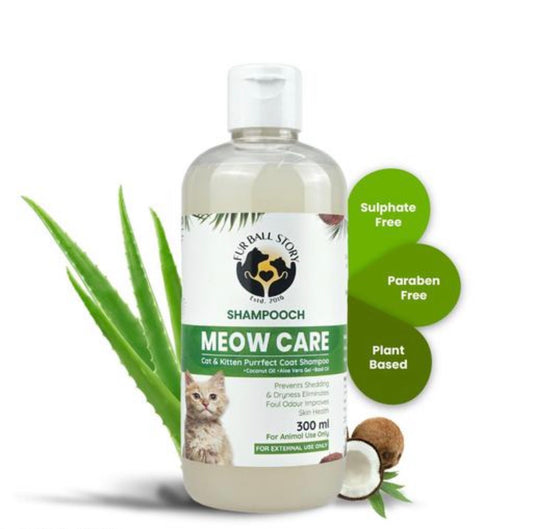 Meow Care Cat Shampoo For Healthy Skin & Fur (300ml)