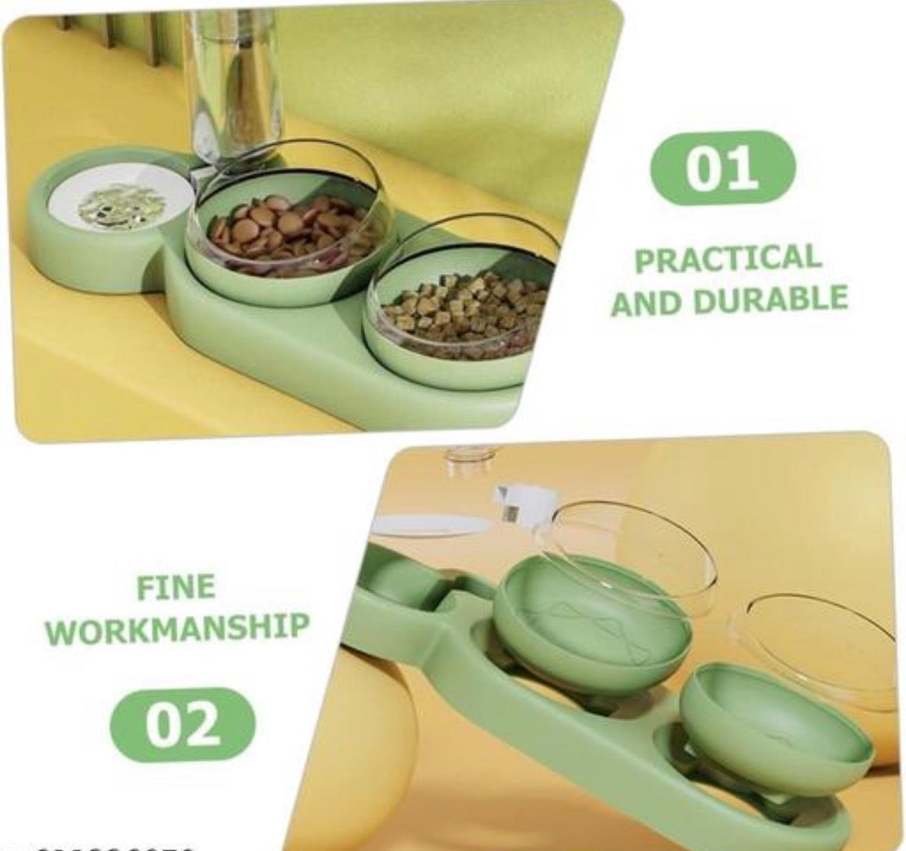 3 in 1 water and Food Bowl Set