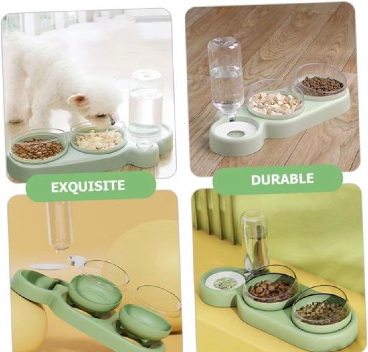 3 in 1 water and Food Bowl Set